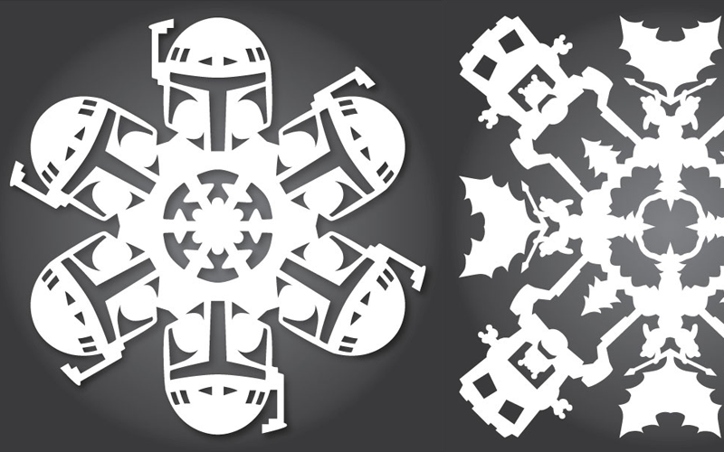Geeky Crafts - Star Wars Snowflakes