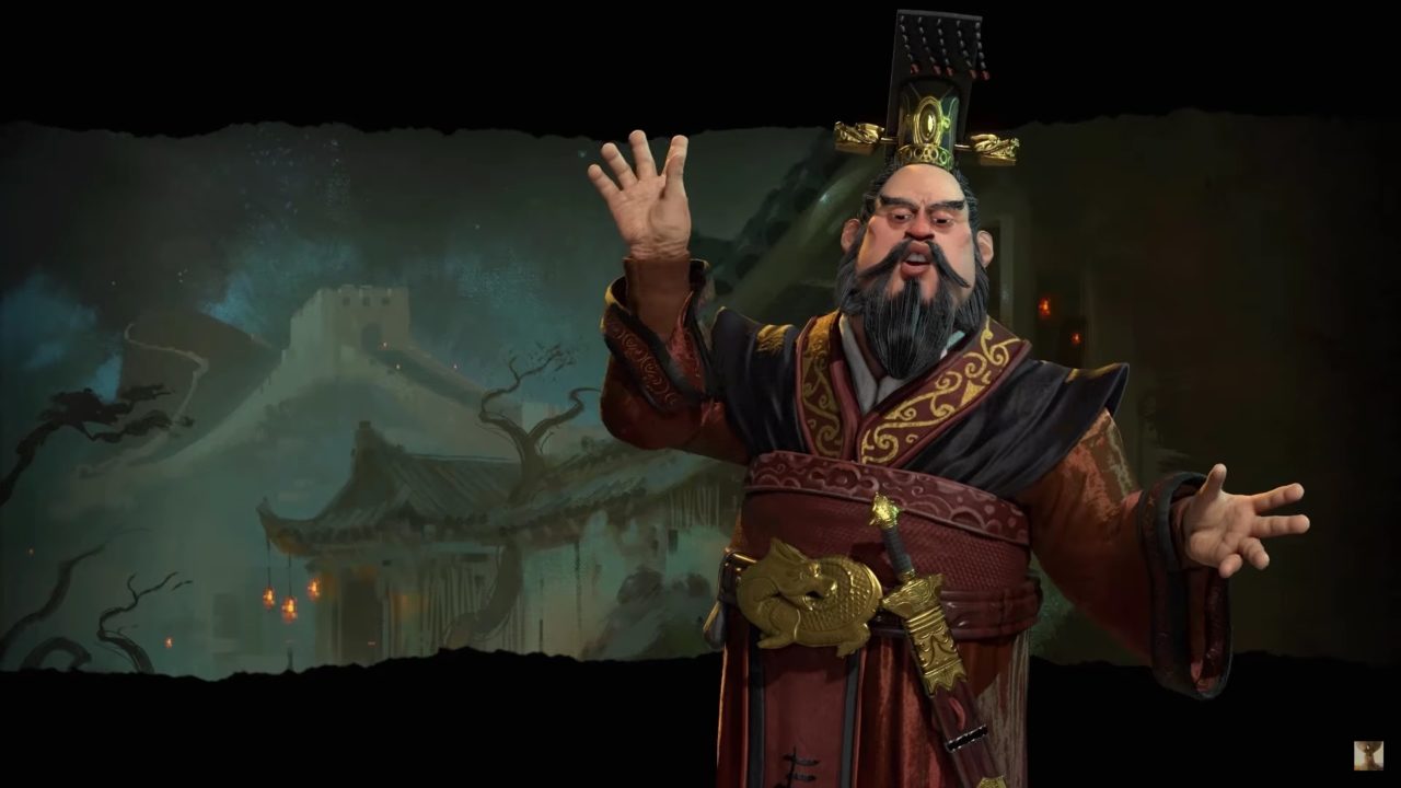 Qin Shi Huang in Civ 6