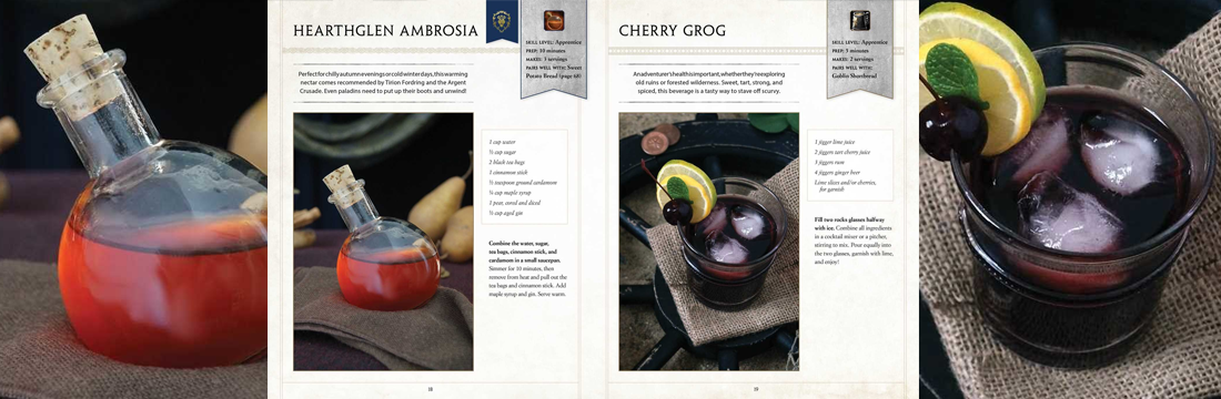 World of Warcraft Cookbook Drinks