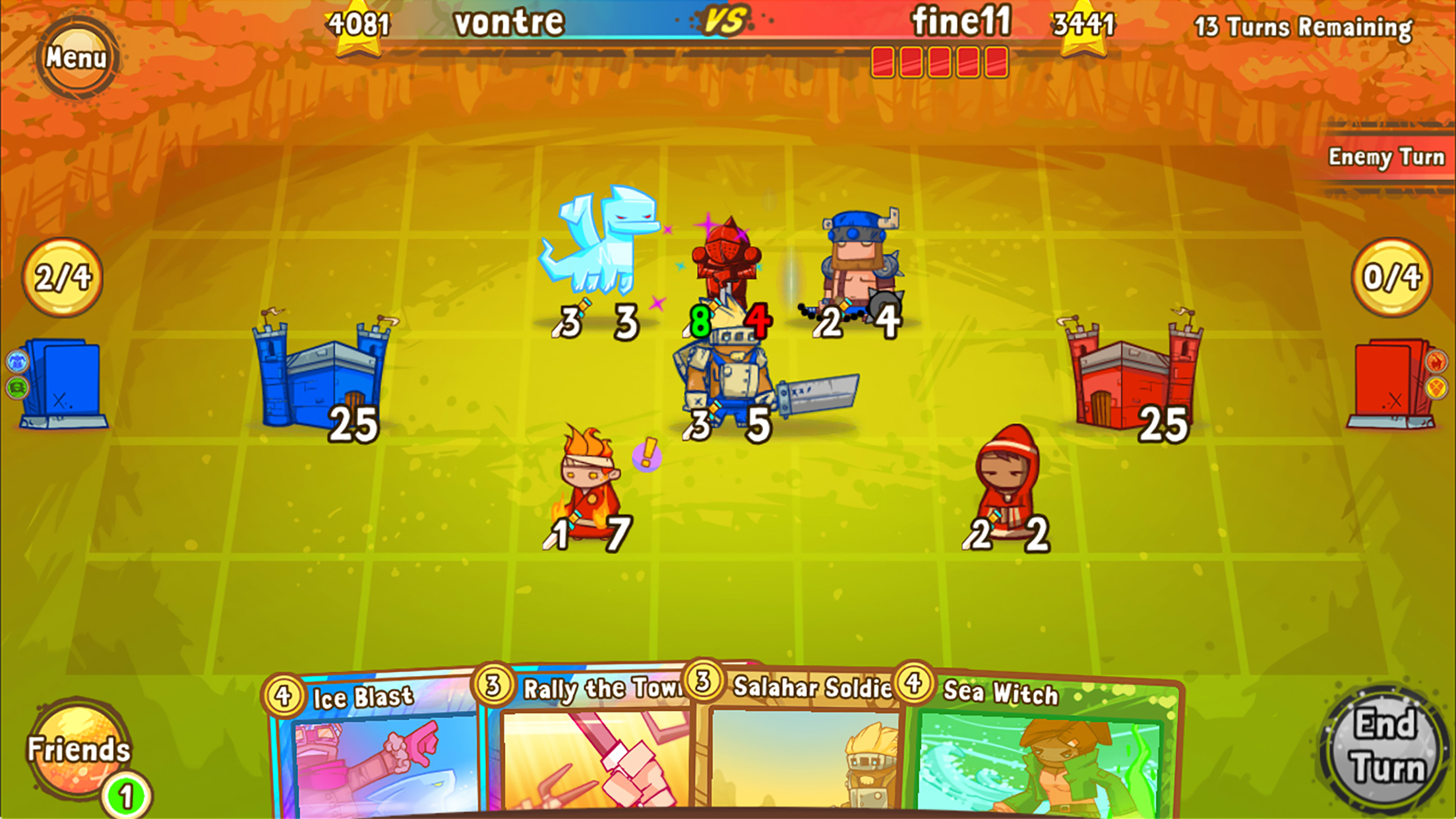 Cards and Castles screenshot