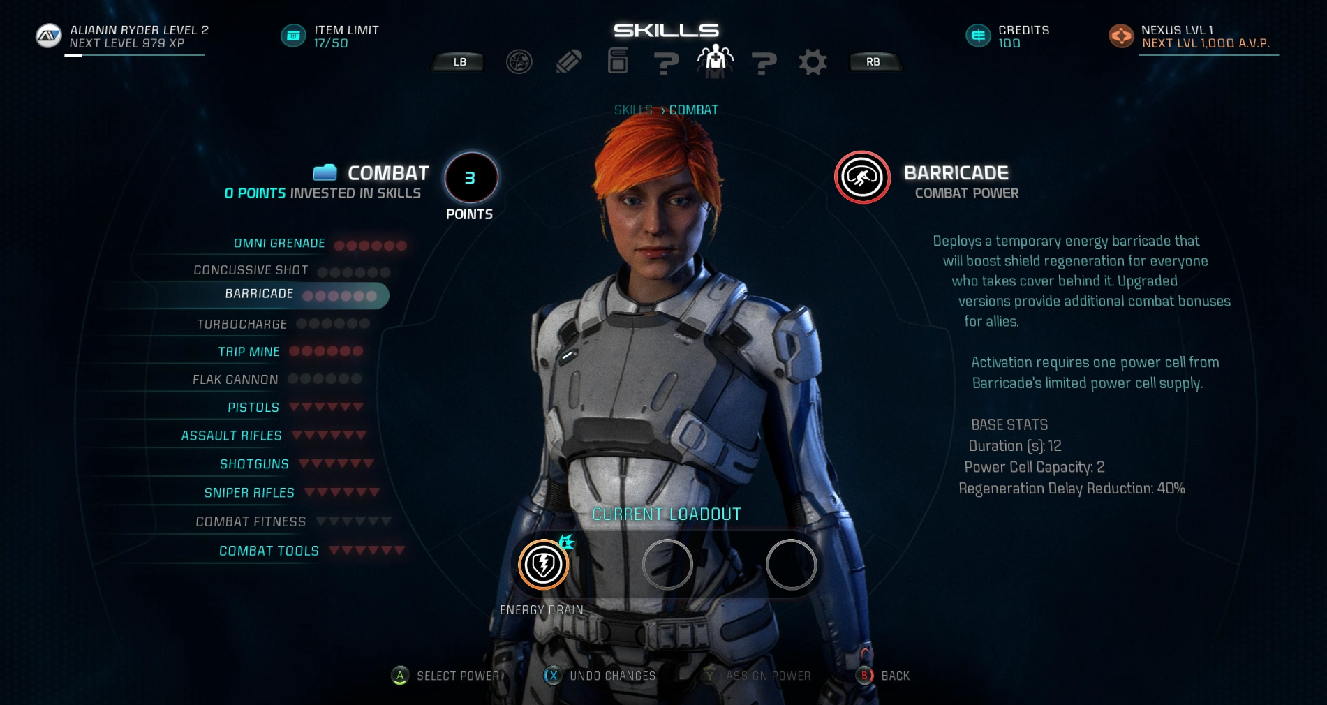 Mass Effect Andromeda Skills And Profiles Guide Fandom