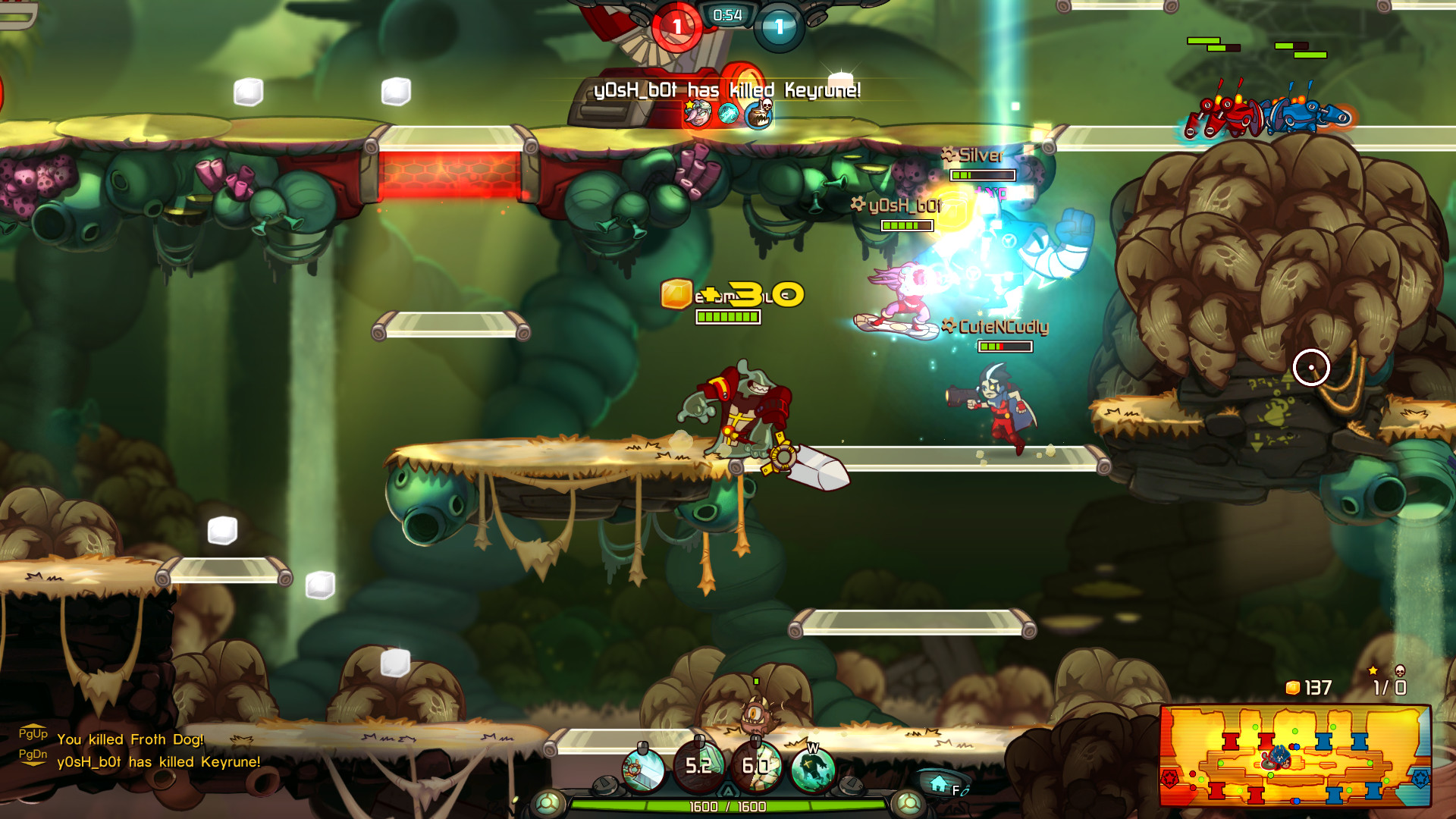 Awesomenauts screenshot