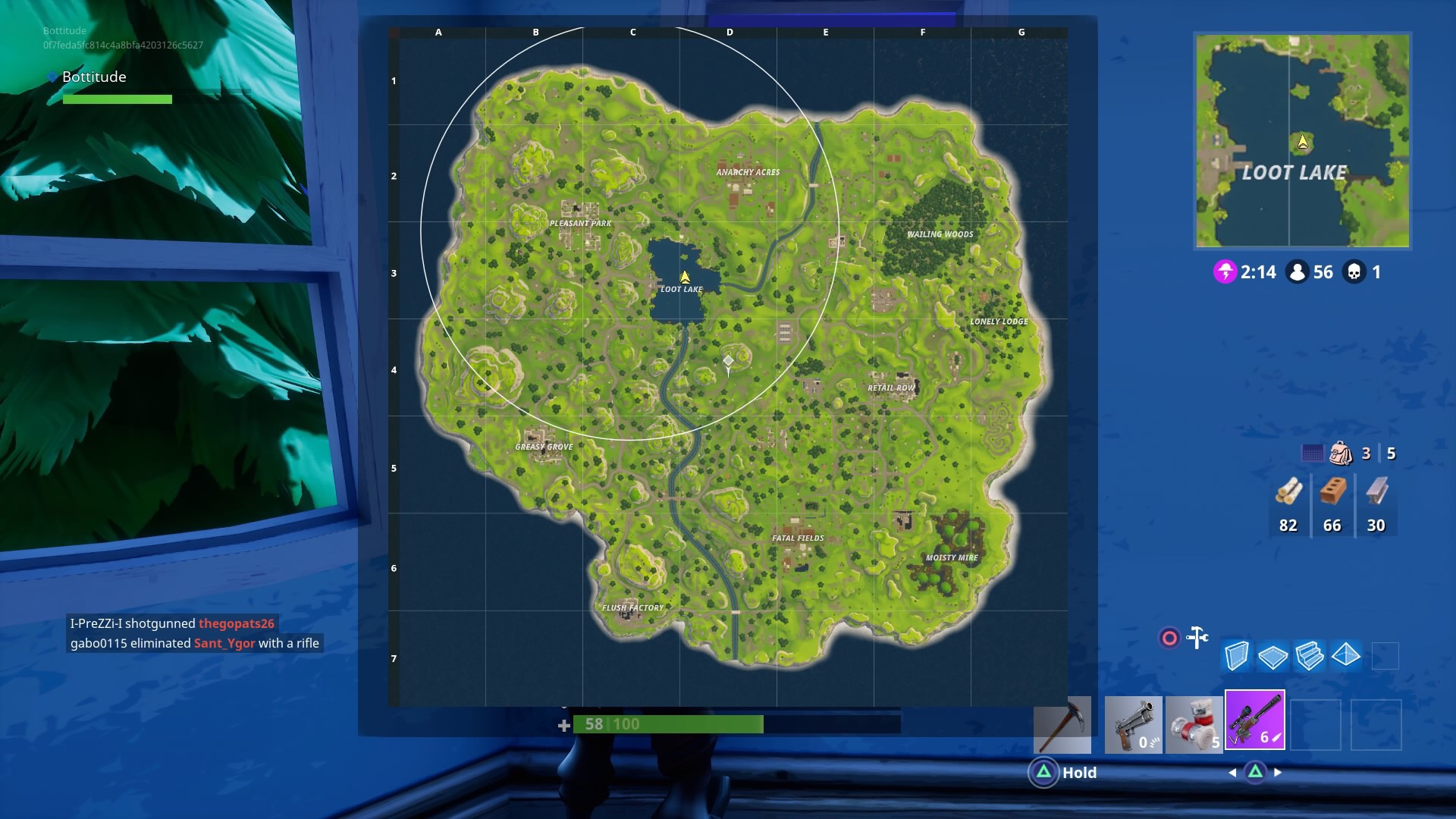 Fortnite map distance