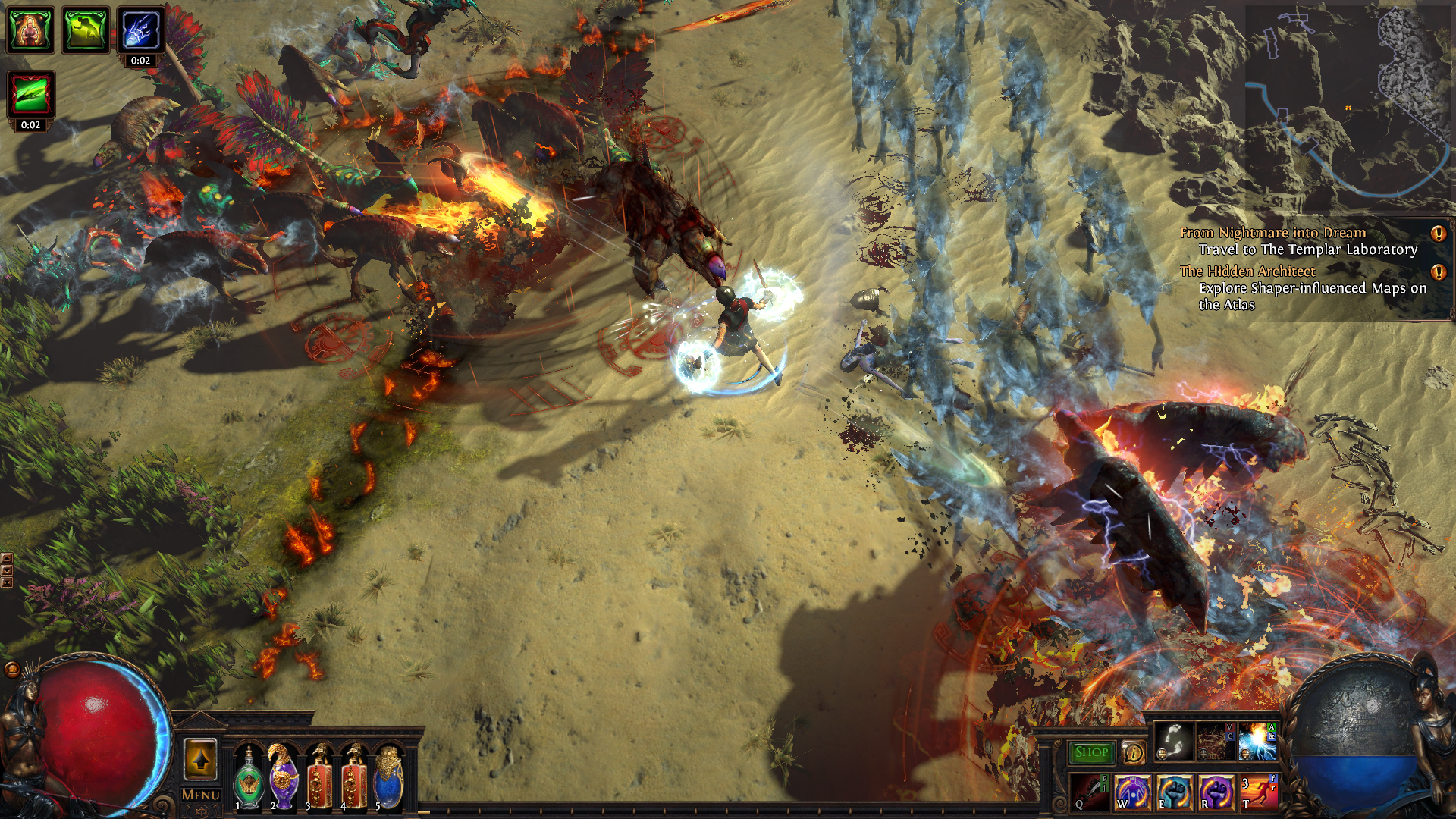 Summon Phantasm on Kill - Path of Exile Support Gem