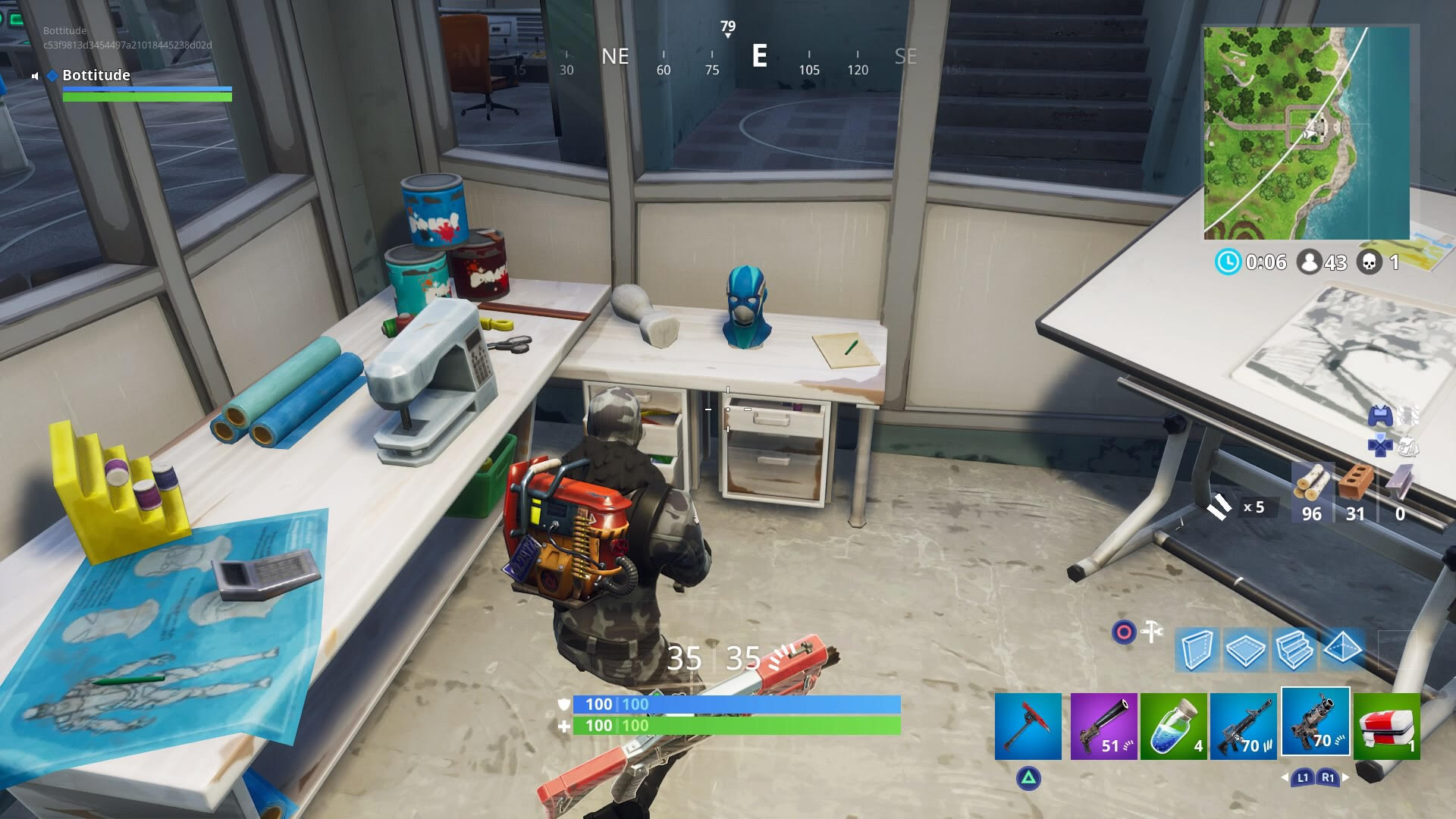 there are often times several chests in this basement including one under the symbol - symbols that work in fortnite